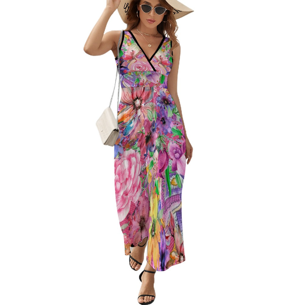- Nothing but Floral Temperament Ladies Sleeveless Dress - womens dress at TFC&H Co.