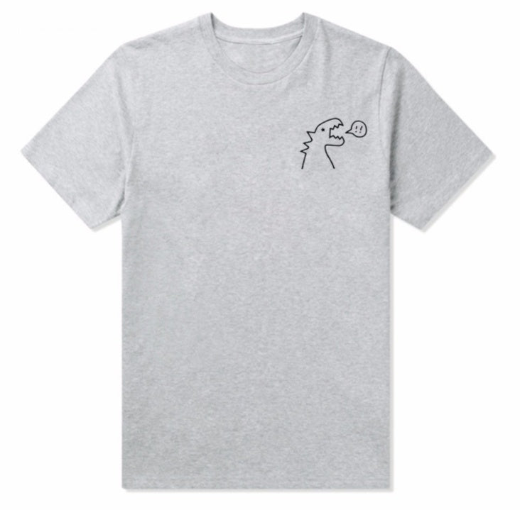 Gray - Boy's Dinosaur Tee - boys t-shirt at TFC&H Co.