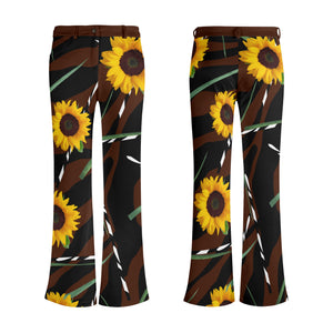 - Sunflower Wild Womens Print Elegant Flare Pants - womens pants at TFC&H Co.