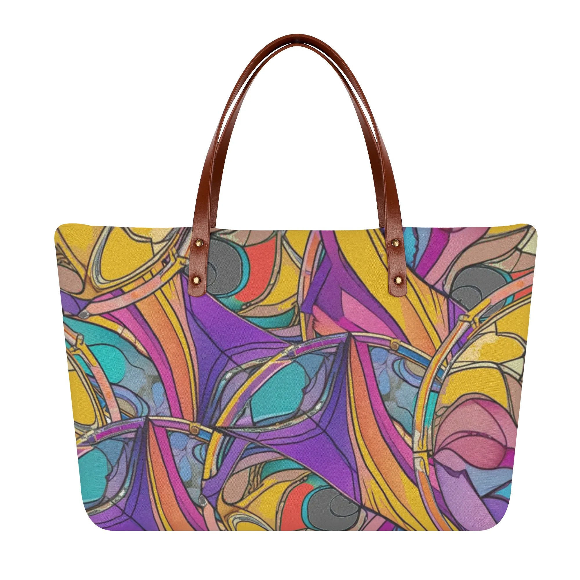 Default Title - Abstract Urbania Womens Comfort Tote Bag - Tote bags at TFC&H Co.