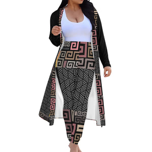 - Squared Womens Long Sleeve Cardigan and Leggings Outfit Sets - womens top & leggings set at TFC&H Co.