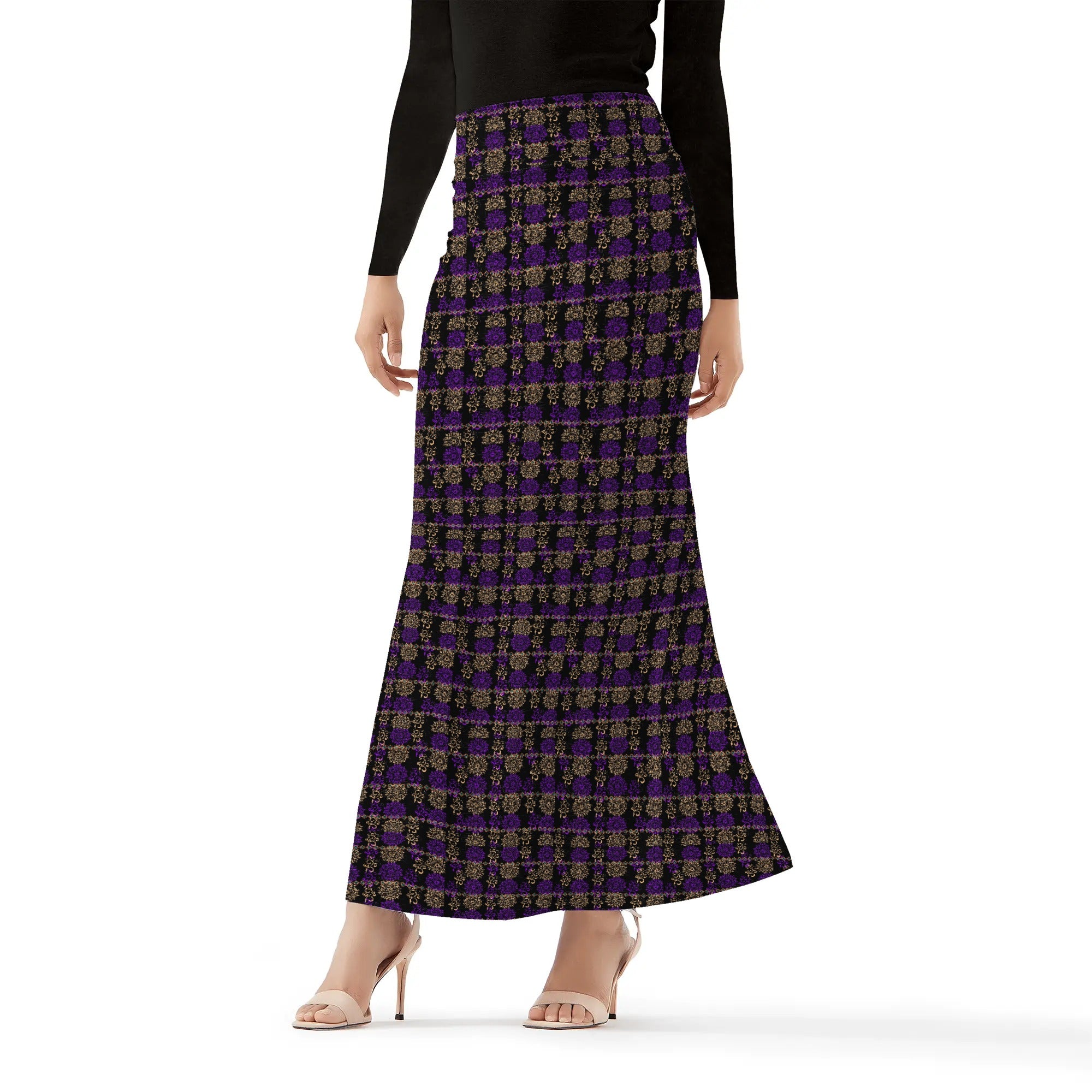 2XL - Royal Hues Womens Wrap Fishtail Long Skirt - womens skirt at TFC&H Co.