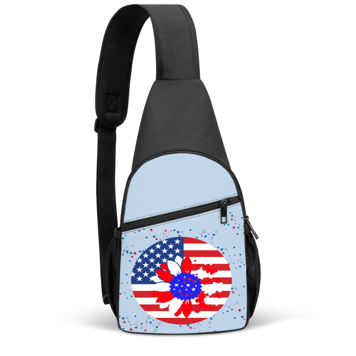 ICE WATER ONE SIZE - Petal Flag Chest Bag - chest bag at TFC&H Co.