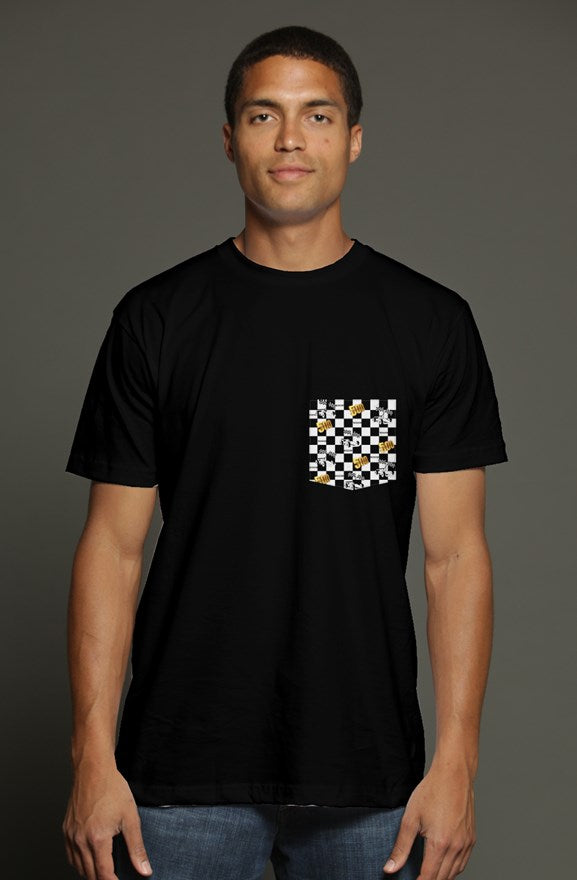BLACK - Indy 500 Pocket Tee - 2 colors - Ships from The USA - Mens T-Shirts at TFC&H Co.