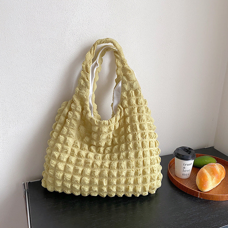 Yellow - Bubble Puff Women's Shouder Bag - handbags at TFC&H Co.