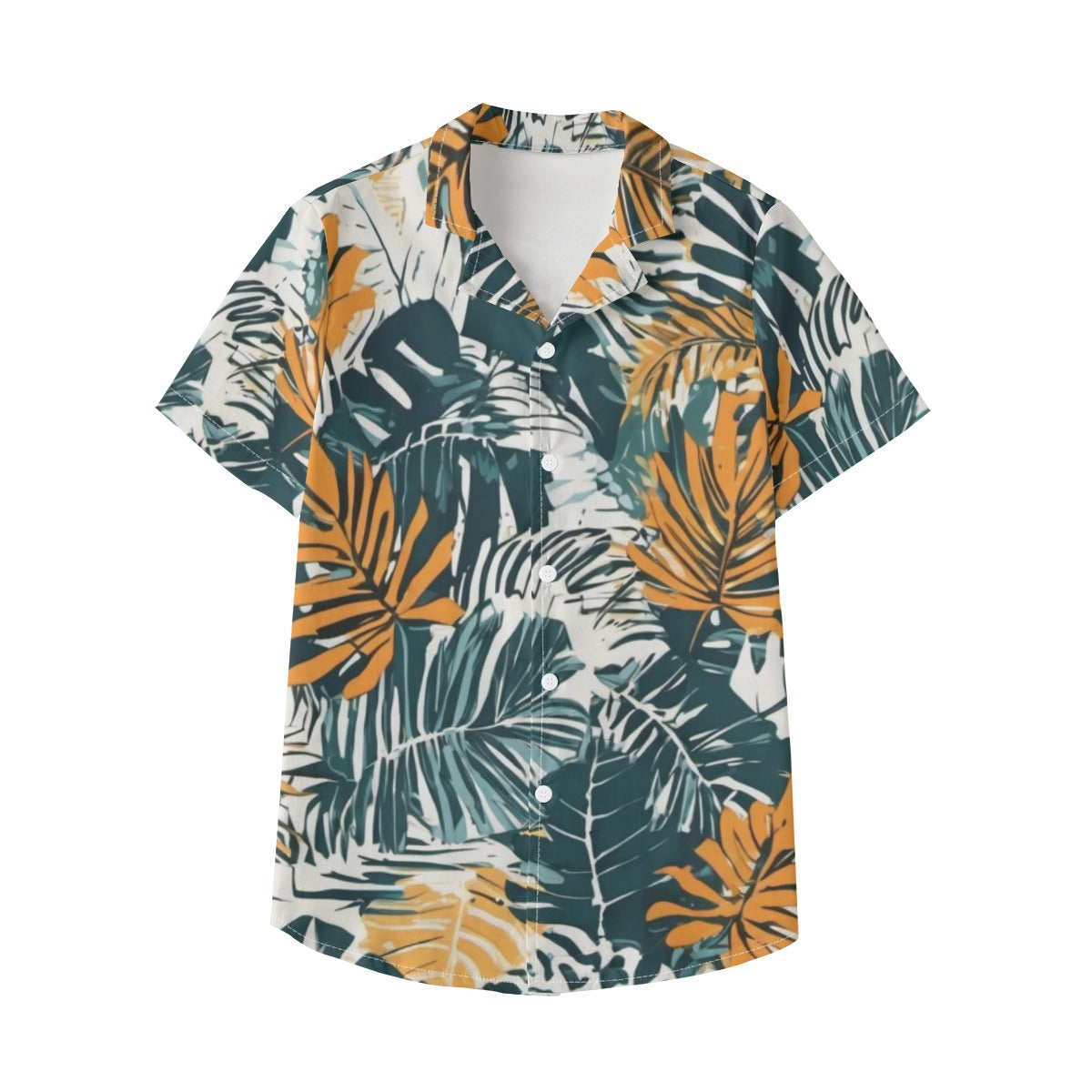Jungle Voyage Boy's Hawaiian Vacation Shirt | 100% Cotton poplin