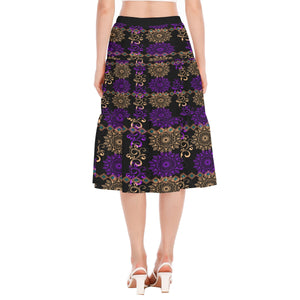 - Royal Hues Women's Stitched Pleated Chiffon Skirt - womens skirt at TFC&H Co.