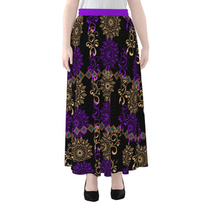 5XL - Royal Hues Women's Maxi Chiffon Skirt With Lining - womens skirts at TFC&H Co.