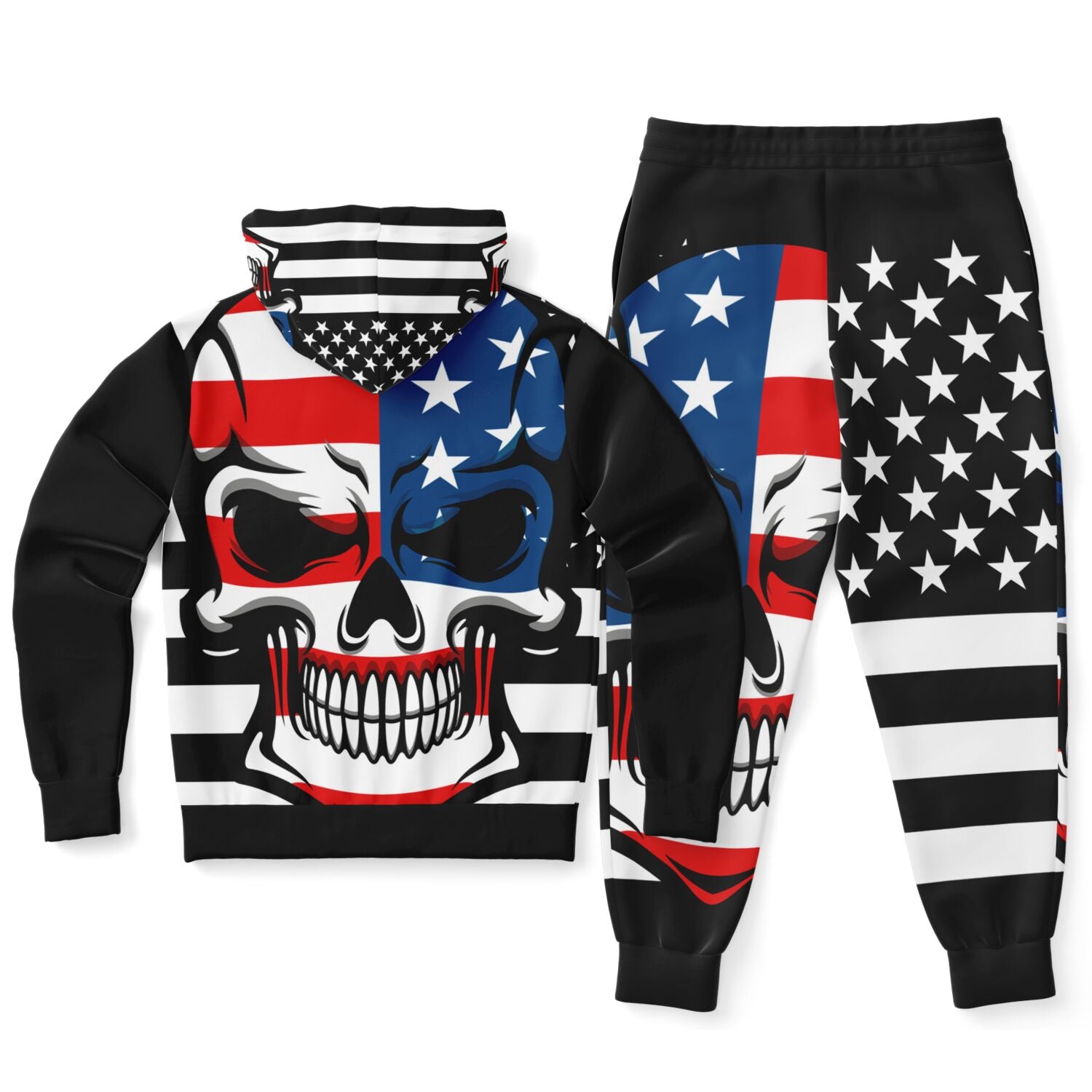 - Skull Flag Men's Premium Fashion Ziphoodie & Jogger - mens jogging set at TFC&H Co.