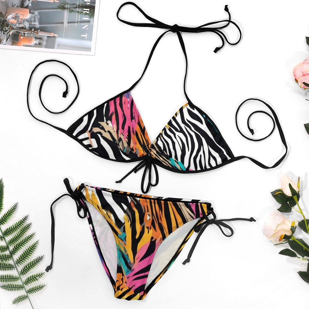 - Animal Wild Voluptuous (+) Bikini Swimsuit for Plus Size Women - womens bikini set at TFC&H Co.
