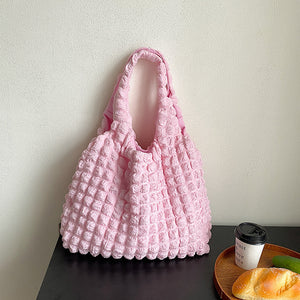 Pink - Bubble Puff Women's Shouder Bag - handbags at TFC&H Co.