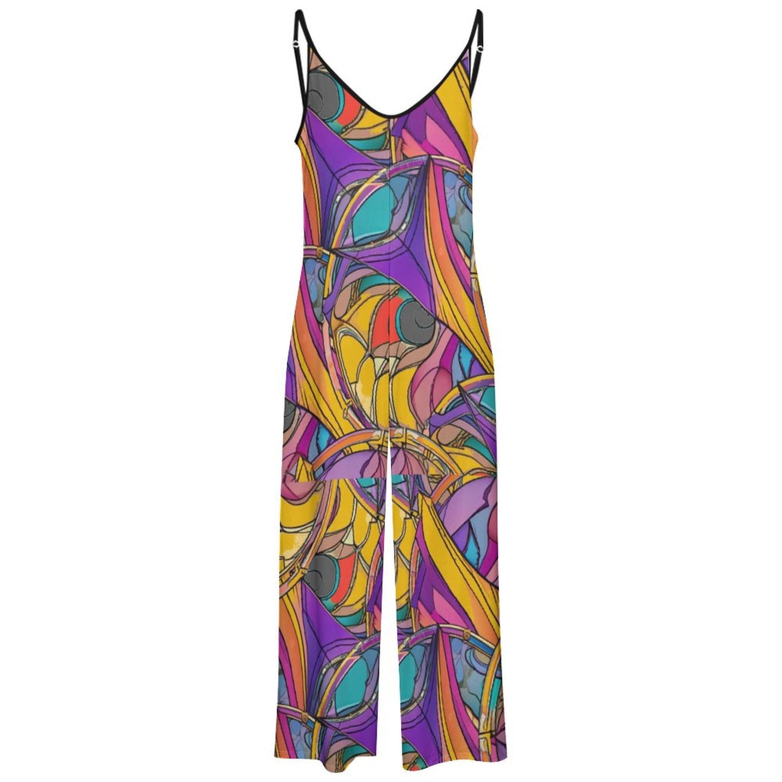 - Abstract Urbania - Jumpsuit for Women - womens jumpsuit at TFC&H Co.