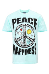 Peace Happiness Graphic T-shirts