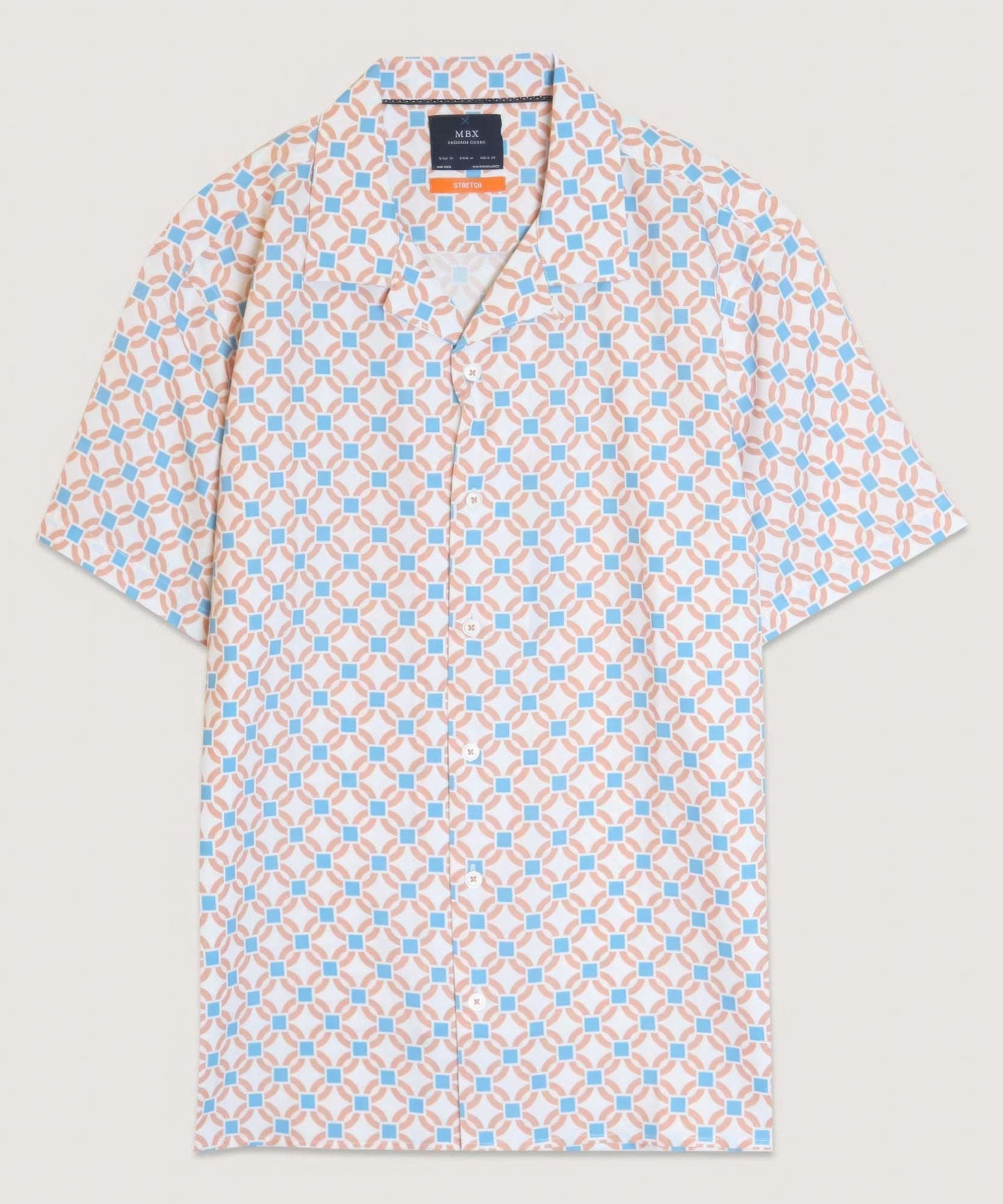- Big Geo Camp Men's Button-Up Shirt - mens button-up shirt at TFC&H Co.