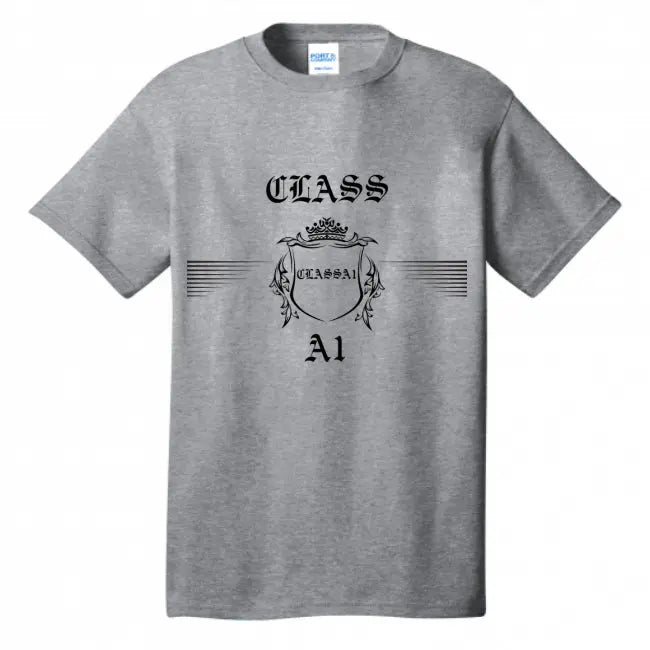 Mens T-Shirt Athletic-Heather - ClassA1 Shield Men's T-Shirt - mens t-shirt at TFC&H Co.