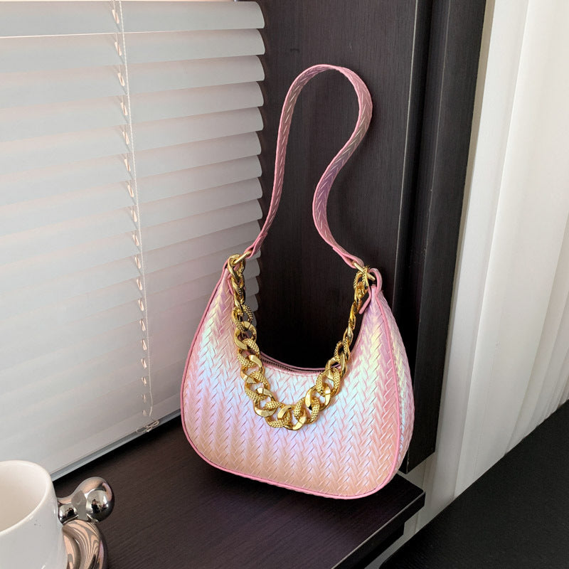 - Women's Fashion Colorful Shiny Shoulder Bag - handbag at TFC&H Co.