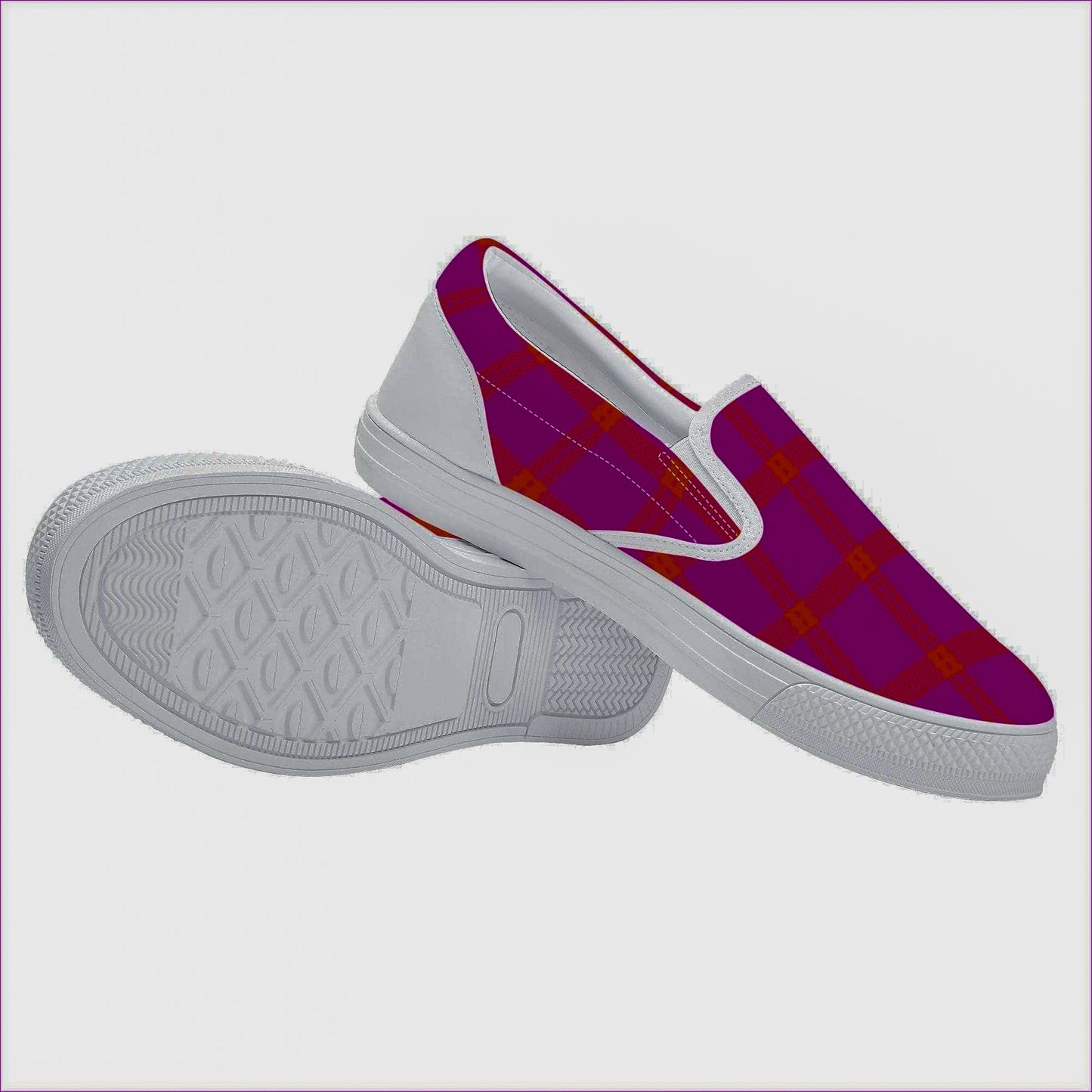 Perfusion Plaid Slip-on Shoes - women's shoe at TFC&H Co.