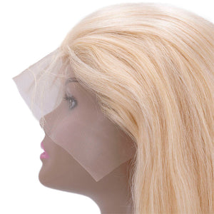 Blonde Straight 13x4 Transparent Lace Front Wig