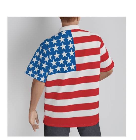 - Patriotic - mens button-up shirt at TFC&H Co.