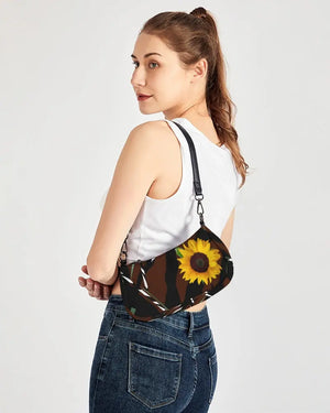 - Sunflower Wild Petite Canvas Pouch - Handbags at TFC&H Co.