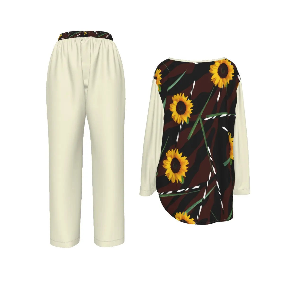 - Sunflower Wild Women's Curved Back Hem Outfit Set - womens pants set at TFC&H Co.