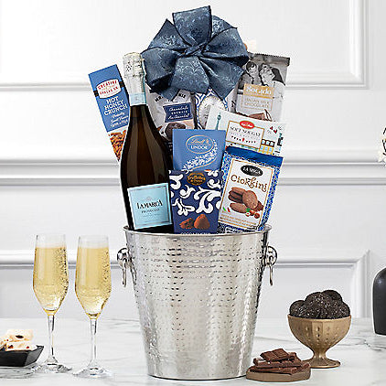 - La Marca Prosecco: Sparkling Wine Gift Basket - Gift basket at TFC&H Co.