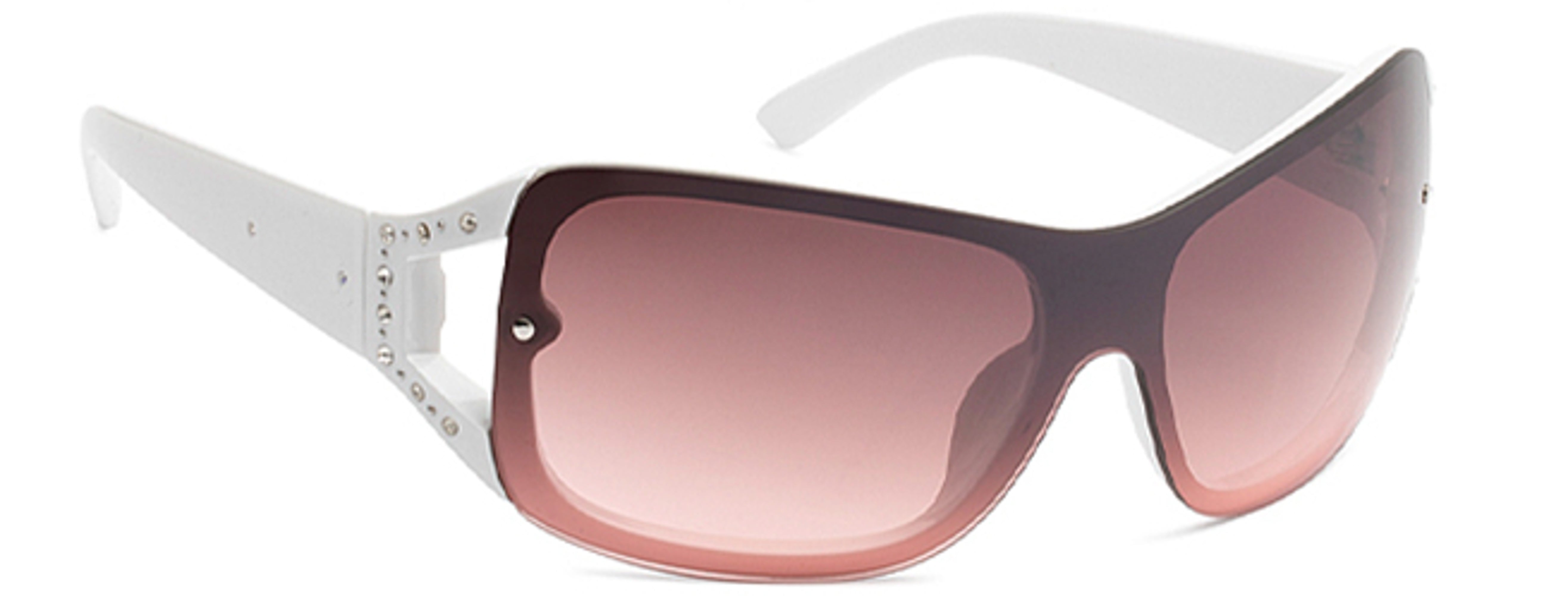 White - Modern Shape Square Sunglasses - Sunglasses at TFC&H Co.