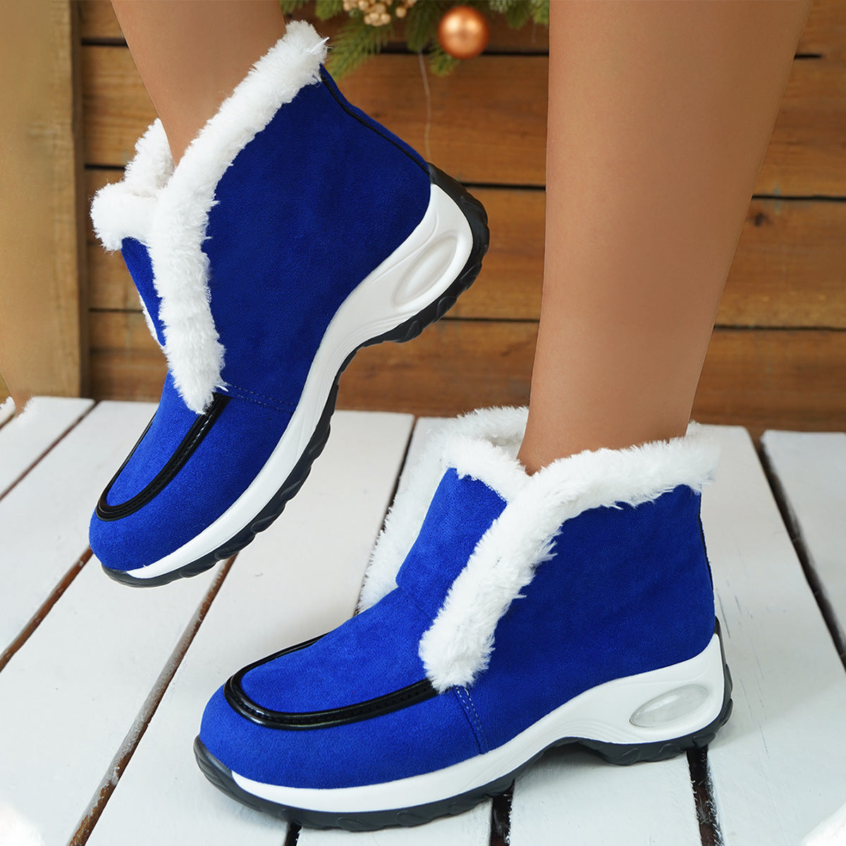 - Air-Cushion Sole Snow Boots - womens boot at TFC&H Co.