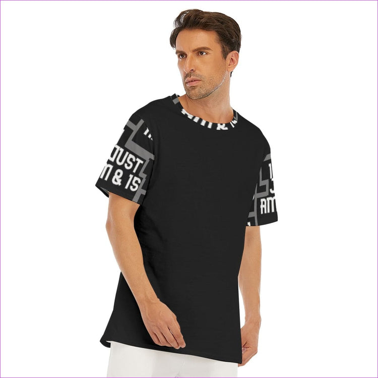 Just Am & Is Men's 100% Cotton T-shirt from the Men's T-Shirts, Tees, and Tank Tops Collection at TFC&H Co.