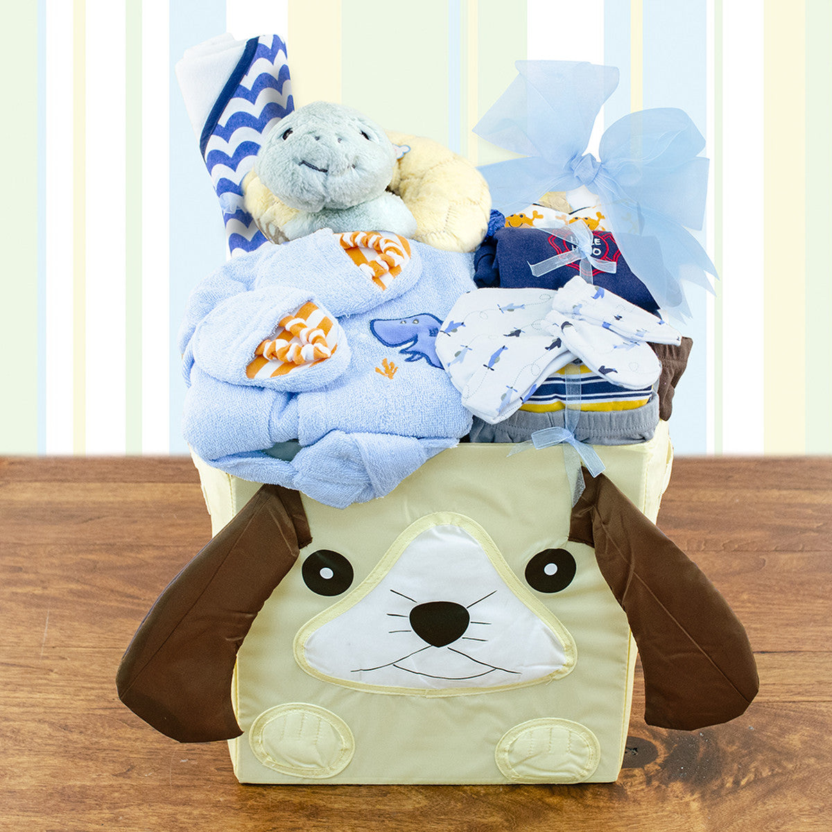 - Best Wishes: Baby Boy Gift Basket - baby gift sets at TFC&H Co.