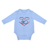 CornflowerBlue - Breastfed Baby Long Sleeve Onesie - 5 colors - infant onesie at TFC&H Co.