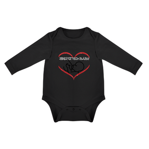 Black - Breastfed Baby Long Sleeve Onesie - 5 colors - infant onesie at TFC&H Co.