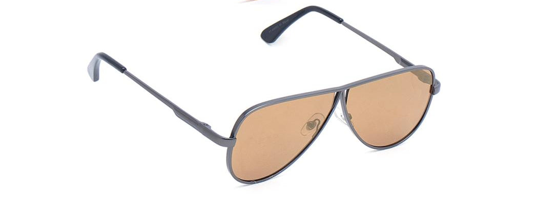 BROWN - Modern Aviators Shape Sunglasses - Ships from The US - Sunglasses at TFC&H Co.