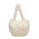 Beige - Plush Armpit Shoulder Bags - handbags at TFC&H Co.