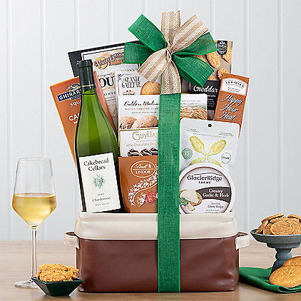 - Cakebread Chardonnay: Gourmet Wine Basket - Gift basket at TFC&H Co.