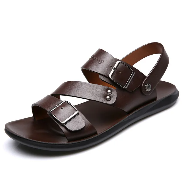 - Summer Casual Double Buckle Men's Sandals - mens sandals at TFC&H Co.