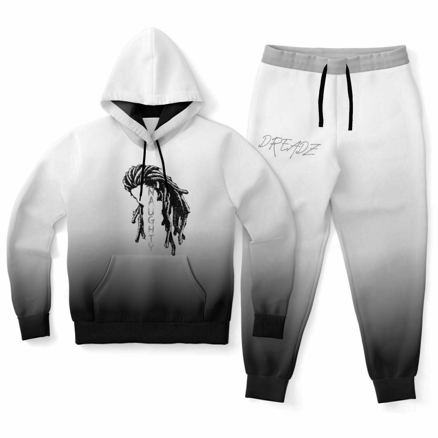 - Comfy Naughty Dreadz Premium Hoodie & Jogger - Fashion Hoodie & Jogger - AOP at TFC&H Co.