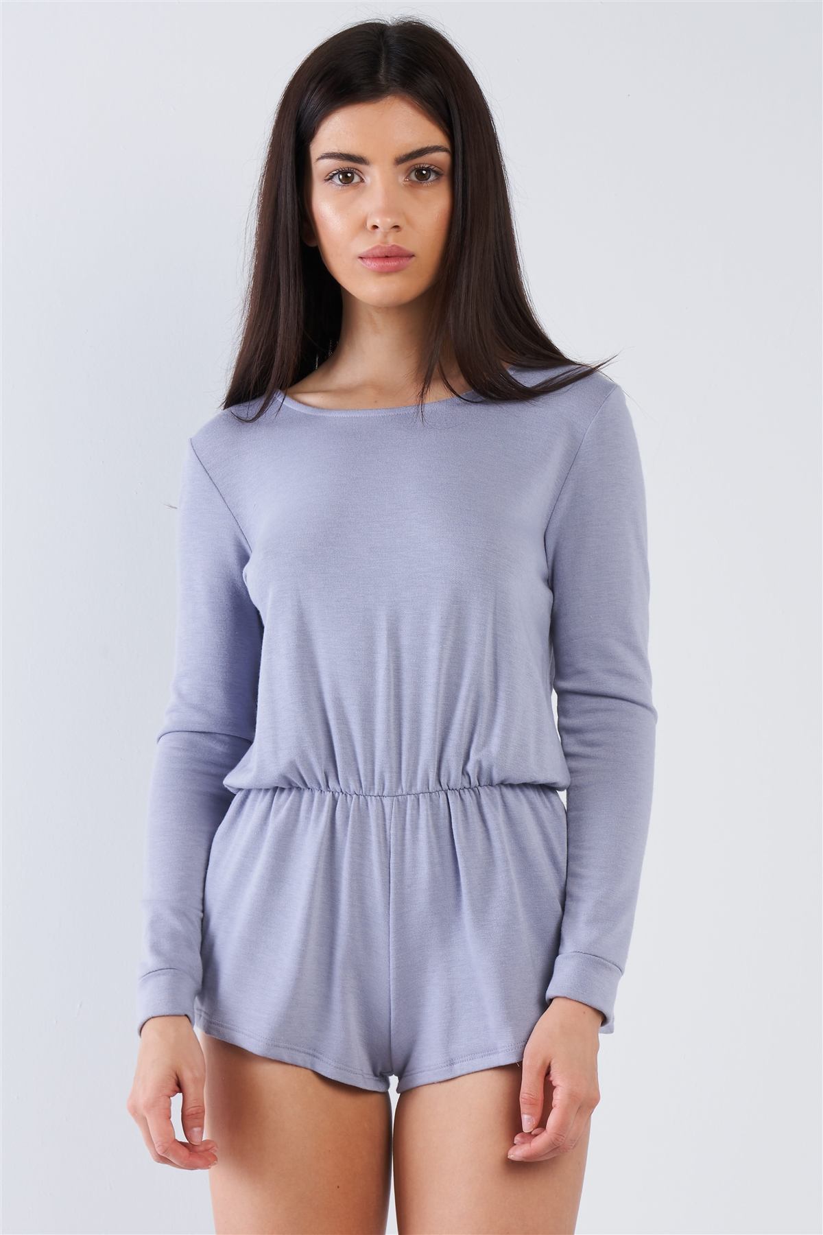 - Comfy Tie-back Long Sleeve Romper - womens romper at TFC&H Co.