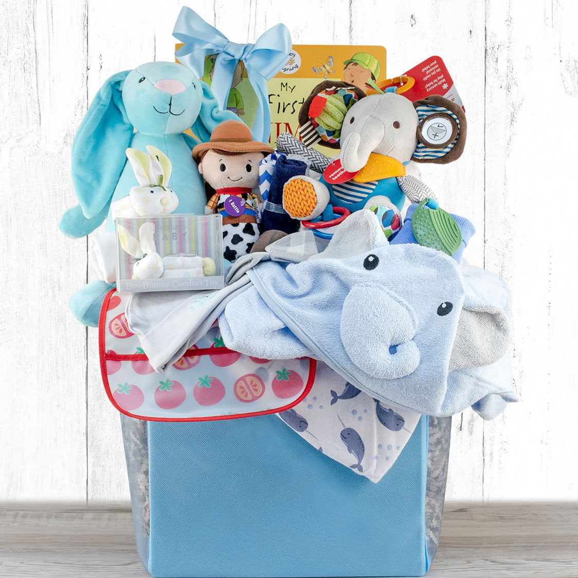 - Congratulations: Baby Boy Gift Basket - Gift basket at TFC&H Co.