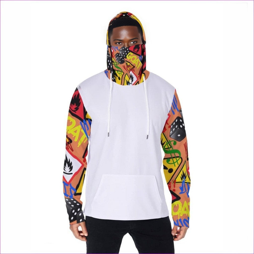 Hazard Men's Pullover Hoodie With Mask - Men's Hoodies at TFC&H Co.