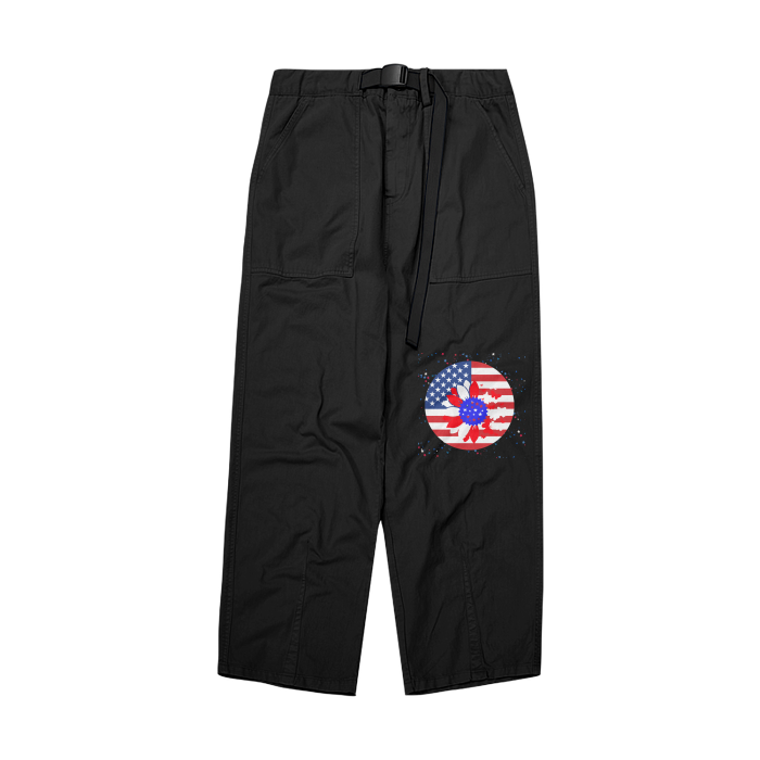 - Petal Flag Women's Solid Color Wide-Legged Streetwear Pants - womens pants at TFC&H Co.