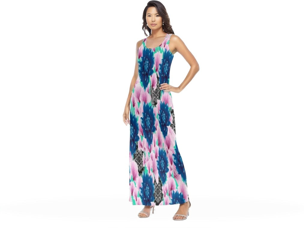 Floral Realm Womens Vest Dress - women's dress at TFC&H Co.