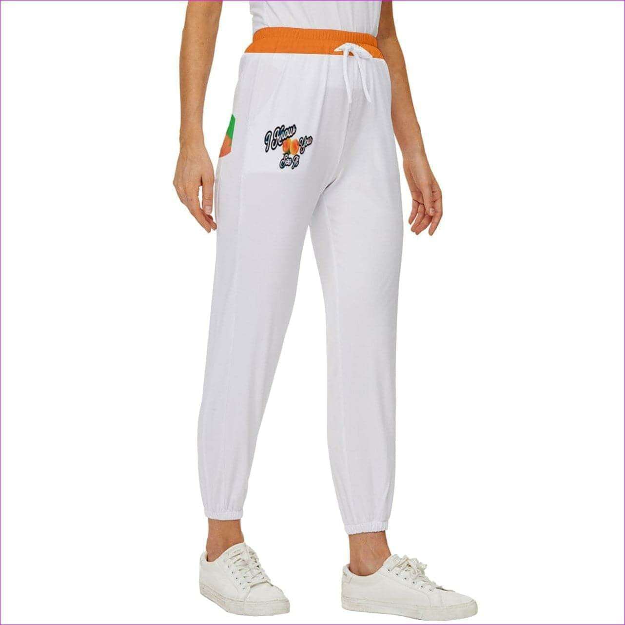 5XL - "I Know You See It" Cropped Drawstring Pants - womens sweatpants at TFC&H Co.