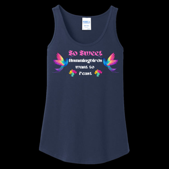 WOMENS TANK TOP NAVY - So Sweet Women's Tank Top - Ships from The USA - womens tank top at TFC&H Co.