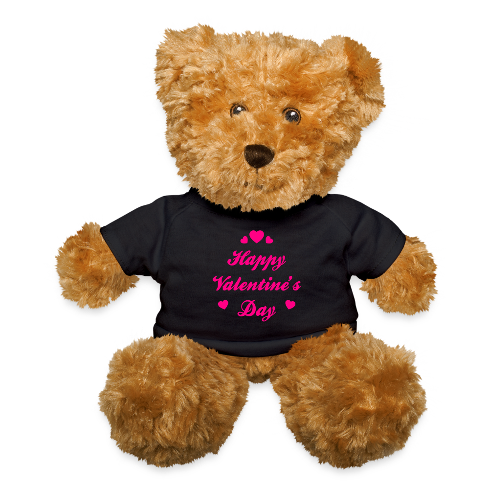 black - Happy Valentine's Day Teddy Bear - Teddy Bear at TFC&H Co.