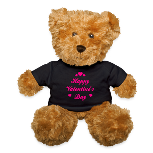 black - Happy Valentine's Day Teddy Bear - Teddy Bear at TFC&H Co.