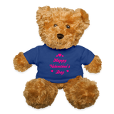 royal blue - Happy Valentine's Day Teddy Bear - Teddy Bear at TFC&H Co.