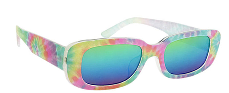 TIE-DYE - Fashion Print Design Sunglasses -4 colors - Ships from The USA - Sunglasses at TFC&H Co.