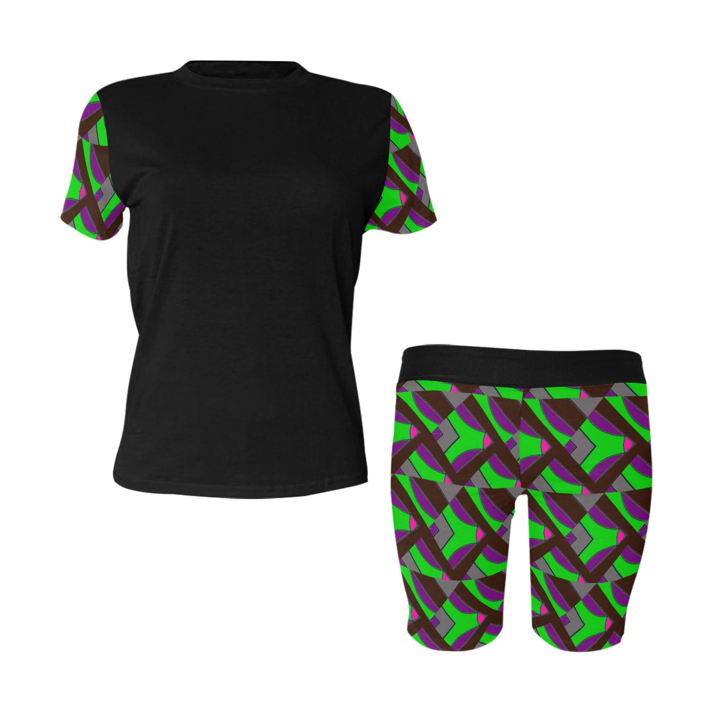 Sling Shot Women's Yoga Short Set - women's short set at TFC&H Co.