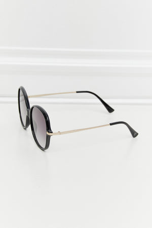 - Metal-Plastic Hybrid Full Rim Sunglasses - 2 colors - Sunglasses at TFC&H Co.